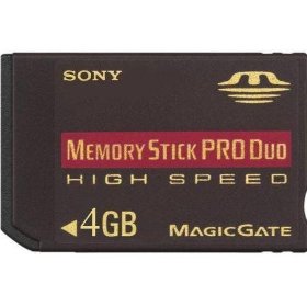 4GB Sony Memory Stick PRO Duo Memory Card High Speed