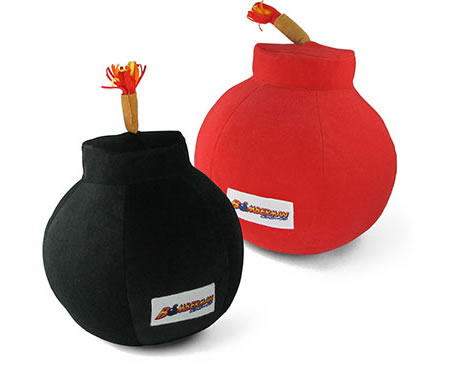 Bomberman Plush Bomb 8" inch with sound effects - 2 styles -
