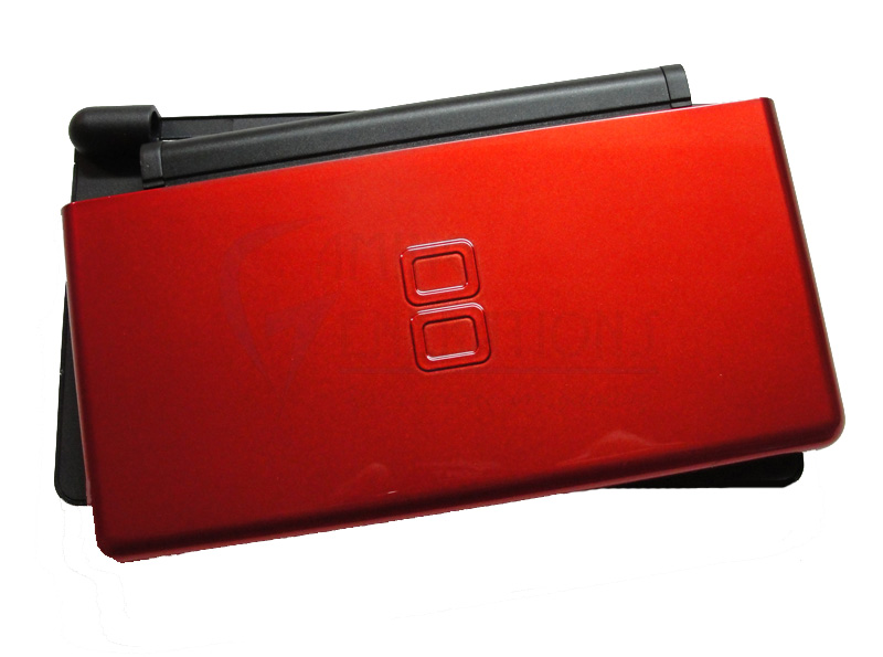 Replacement Shell or Nintendo DS Lite - Crimson Red/Black