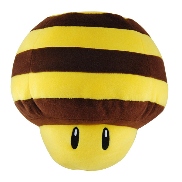 Bee Mushroom Plush - Super Mario Galaxy
