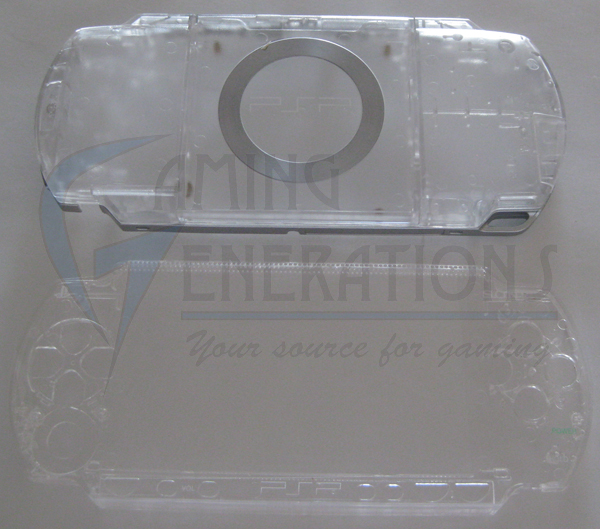 PSP Replacement Shell Housing 1000 Series - CRYSTAL CLEAR