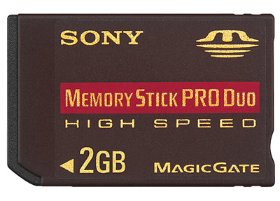 2GB Sony Memory Stick PRO Duo Memory Card High Speed
