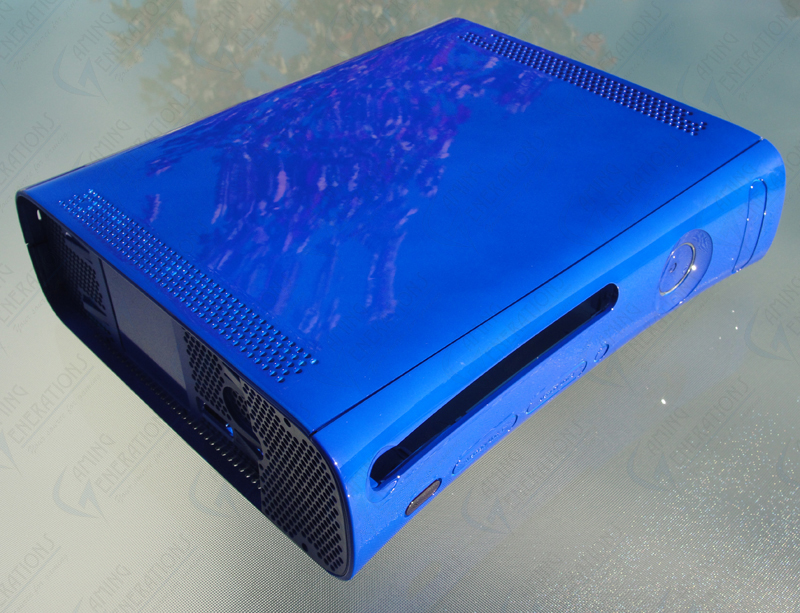 Xbox 360 Replacement Shell w/ HDMI - GLOSS SERIES - BLUE