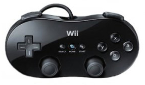 Nintendo Wii Classic Controller - Black