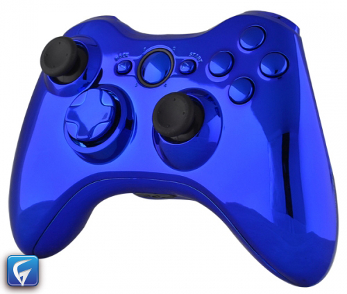 XBOX 360 Wireless Controller - Blue Chrome Edition