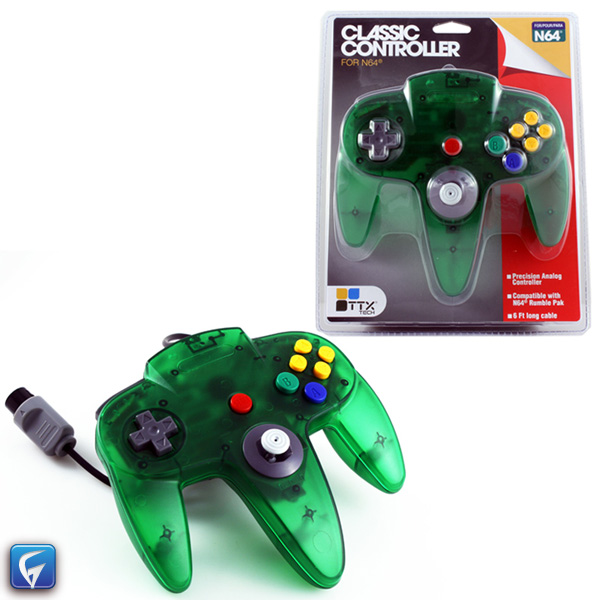 Nintendo 64 Controller - CLEAR GREEN
