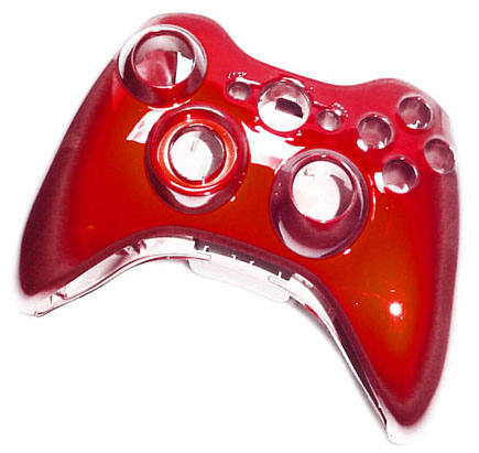 Xbox 360 Wireless Controller Replacement Shell - Gloss Red