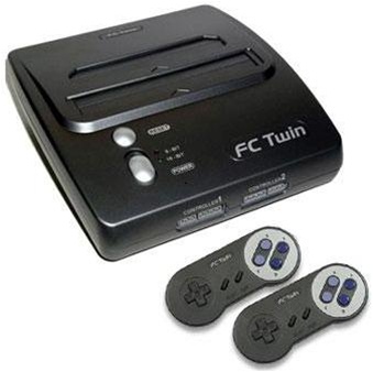 FC TWIN 2 in One Console - NES SNES - BLACK