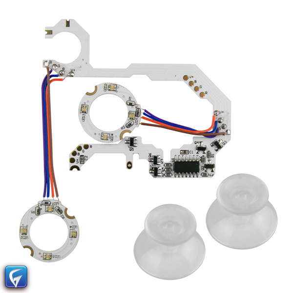 Xbox 360 Controller Thumbstick Lighting Kit By GG - Inc. Analogs