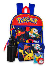 Pokemon 5 Piece Backpack Set (E18)