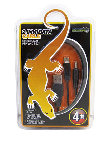 PSP & PS3 2in1 Data Recharge Cable