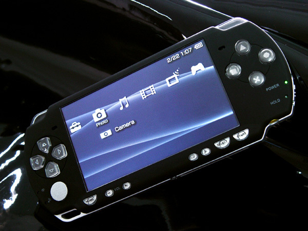 PSP Slim Faceplate (Smooth Black)