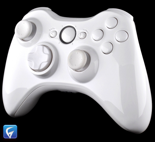 Xbox 360 Wireless Controller Replacement Shell - Gloss White Out