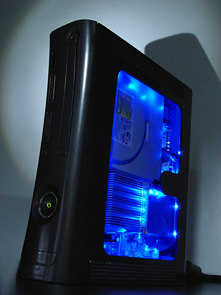 Xbox 360 XCM Black Knight HDMI Case w/ Pre-Cut Window