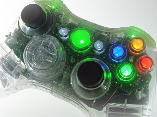 Xbox 360 Wireless Controller Shell - Crystal Clear w/ New D-Pad