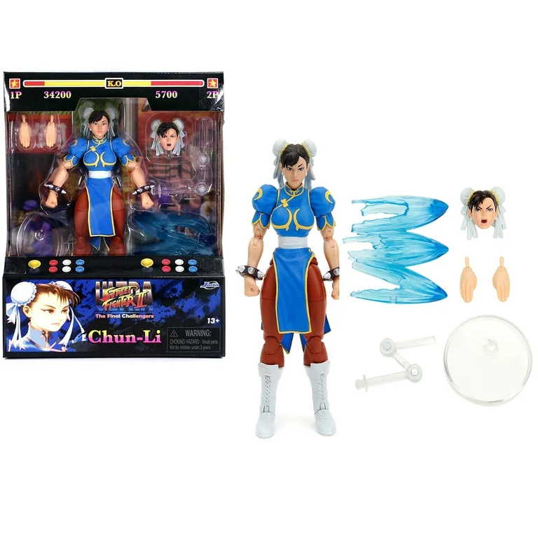JADA - Street Fighter - Chun Li Action Figure 6" (L1)