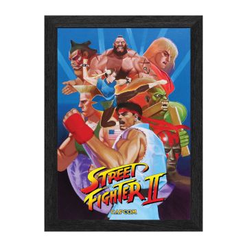 Lenticular Poster| Street Fighter II - World Warriors (L2)